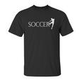 Soccer Player Logo Unisex T-Shirt