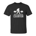 Social Distancing Champ Graphic Unisex T-Shirt