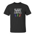 My Spirit Animal Is A Gummy Bear Fun Colorful CandyShirt Fbb Black Unisex T-Shirt