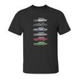 Stack Of Volvo 240 Series 242 Brick Coupes Unisex T-Shirt