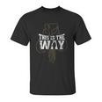 Star Wars The Mandalorian This Is The Way Mythosaur Overlay Unisex T-Shirt