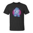 Star Wars R2-D2 Vintage Neon Retro Sparkly Badge Unisex T-Shirt