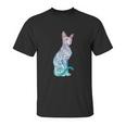 Stay Weird Pastel Goth Sphynx Cat Tattoo Kitten Unisex T-Shirt