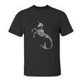 Unicorn Mermaid Skeleton Halloween Fantasy Art Unisex T-Shirt