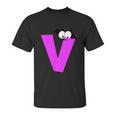 V Name Charater Dracula Halloween Quote Unisex T-Shirt