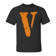 V As Vlone Orange T-Shirt Unisex T-Shirt