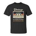 Vintage 1981 Cassette Tape 41 Awesome 41St Birthday Gift Unisex T-Shirt