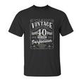 Vintage 40Th Birthday Top For Him 1981 Unisex T-Shirt