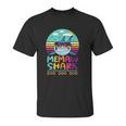 Vintage Memaw Shark Doo Doo Doo Birthday Gifts Unisex T-Shirt