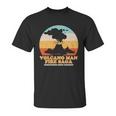 Vintage Volcano Man Fire Saga Eurovision Song Contest Unisex T-Shirt