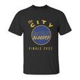 Warriors Finals 2022 Basketball Gold Blooded Warriors Graphic Design Printed Casual Daily Basic V4 Unisex T-Shirt