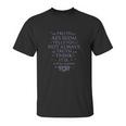 The Wheel Of Time Aes Sedai Truth Quote Blue Unisex T-Shirt