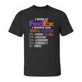 I Work At Fedex I Always Give 100 At Work Unisex T-Shirt