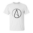 Atheist Black Print Asst Colors Unisex T-Shirt