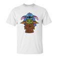 Baby Yoda And Baby Stitch Unisex T-Shirt