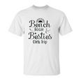 Beach Booze Besties Girls Trip Weekend New 2022 Gift Unisex T-Shirt