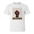 Communist Propaganda Socialist Fist Serve The People Unisex T-Shirt