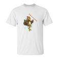 Cool Baton Twirling Turkey Twirler Thanksgiving Fun Unisex T-Shirt