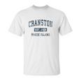 Cranston Rhode Island Ri Vintage Sports Design Unisex T-Shirt