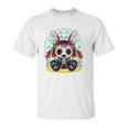 Day Of The Dead Dia De Los Muertos Bunny Sugar Skull Unisex T-Shirt