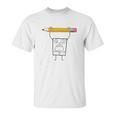 Doodlebob Pencil Rage Unisex T-Shirt