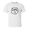 Dr Seuss Thing 2 Emblem Color Option Unisex T-Shirt