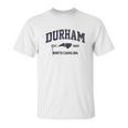 Durham North Carolina Nc Usa Vintage State Athletic Style Unisex T-Shirt