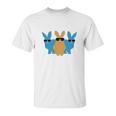 Easter Bunny Hip Trio Bunnies Funny Gift For Easter Kids Unisex T-Shirt