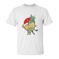 Funny Pineapple Pizza Forbidden Love Hawaiian Unisex T-Shirt