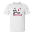 Goberian Gift This Girl Loves Her Goberian Unisex T-Shirt