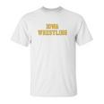 Iowa Hawkeyes Block Iowa Wrestling Unisex T-Shirt