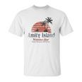 Jaws Amity Island Welcomes You Natural Unisex T-Shirt