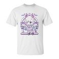 Kawaii Pastel Goth Cute Creepy Girl And Bats Unisex T-Shirt