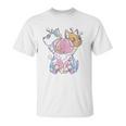 Kawaii Pastel Goth Voodoo Doll Cute Creepy 3 Headed Dog Unisex T-Shirt