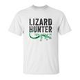 Lizard Hunter Funny Gecko Reptile Lover Kids Gift Unisex T-Shirt