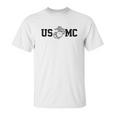 Lucky Ride Marine Corps Bull Dog Usmc Military Unisex T-Shirt