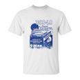 Made In Detroit Boblo Poster Heather Blue Navy Unisex T-Shirt