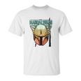 The Mandalorian Gradient Beskar Helmet Unisex T-Shirt