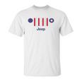 Mens Jeep America 7-Slot Grille Unisex T-Shirt