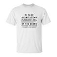 Monorail Please Stand Clear Of The Doors Monorail Unisex T-Shirt