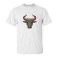 Mosaic Bull Artistic Cow Artist Painting Tee Unisex T-Shirt