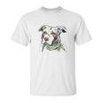 The Mountain Pet Pitbull Cotton Paper Pitbull Unisex T-Shirt