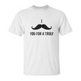 I Mustache You For A Truly Aint No Laws Hard Seltzer Unisex T-Shirt