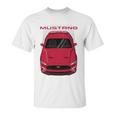 Mustang Gt 2018 To 2019 Ruby Red Unisex T-Shirt