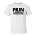 Navy Seals Pain Is Weakness Leaving The Body Unisex T-Shirt