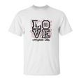 New World Graphics Ncaa Love Unisex T-Shirt