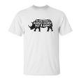 No One Needs A Rhino Horn But A Rhino Animal Rights Unisex T-Shirt