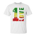 One Love Jamaica Apparel Rasta Reggae Music Caribbean Pride Unisex T-Shirt