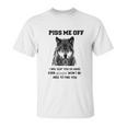 Piss Me Off Wolf Unisex T-Shirt