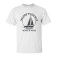 Prestige Worldwide Funny Cool Boats And Hoes Graphic Humor Unisex T-Shirt